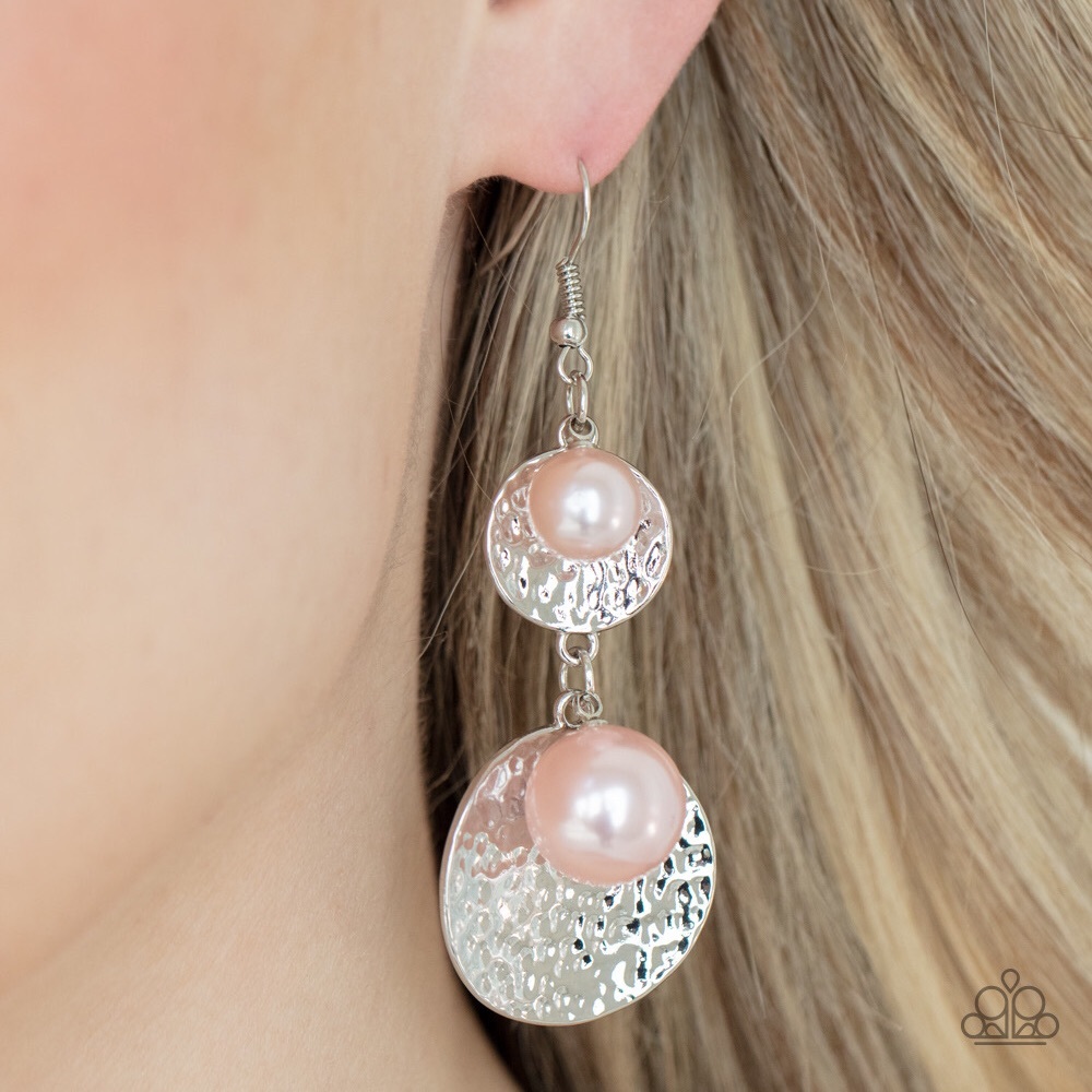 Pearl Dive - Pink earrings